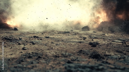 Apocalyptic Battlefield: Devastation and Destruction