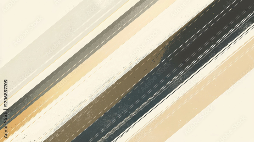 Fototapeta premium Clean and Modern Design Featuring Diagonal Lines in Various Neutral Tones and Shades