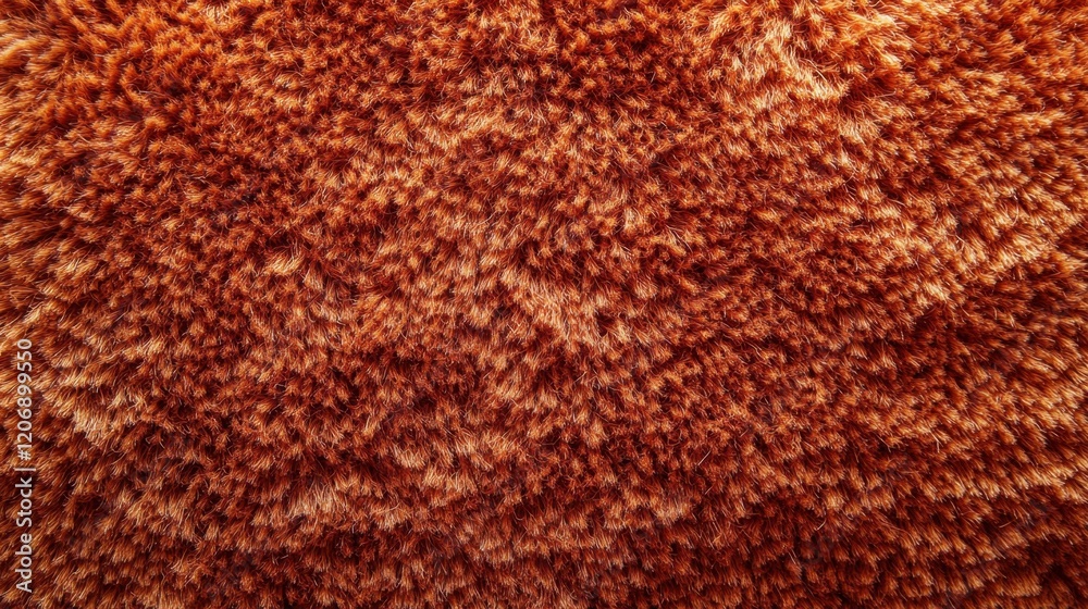 Warm and inviting texture of a cozy rust-colored fabric spread across a living room floor in the afternoon sun Warm and inviting texture of a cozy rust-colored fabric spread across a living room floor in the afternoon sun