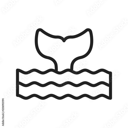 Oceans icon vector image. Suitable for mobile apps, web apps and print media.