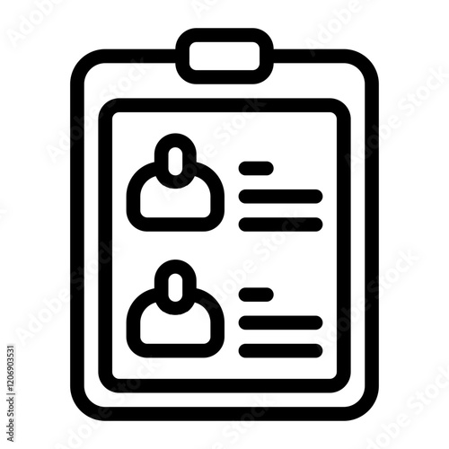 Candidate Selection Line Icon