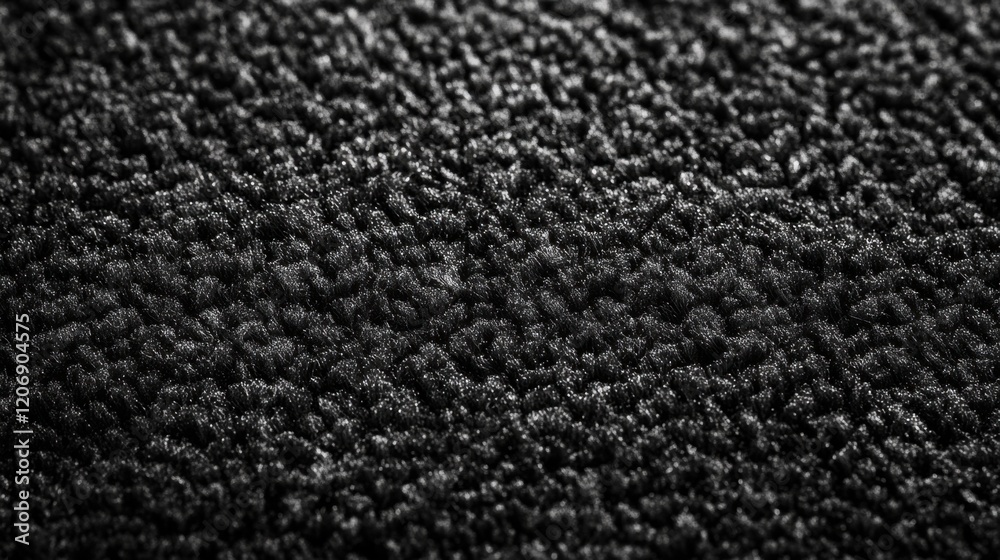 Fototapeta premium Close-up view of textured black surface showcasing unique patterns and depth created by light and shade effects
