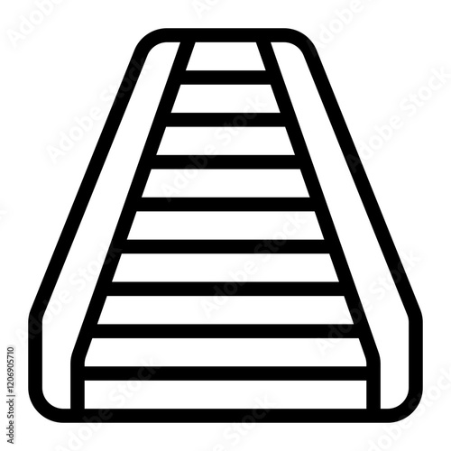 Escalator Line Icon