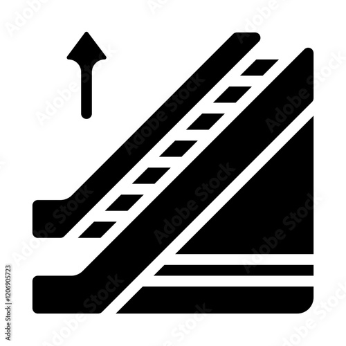 Escalator Solid Icon