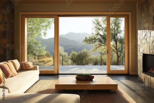 Modern Living Room With Mou...