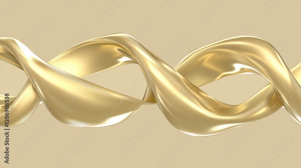 Dynamic motion and flow golden twists in abstract background of modern digital art Dynamic motion and flow golden twists in abstract background of modern digital art