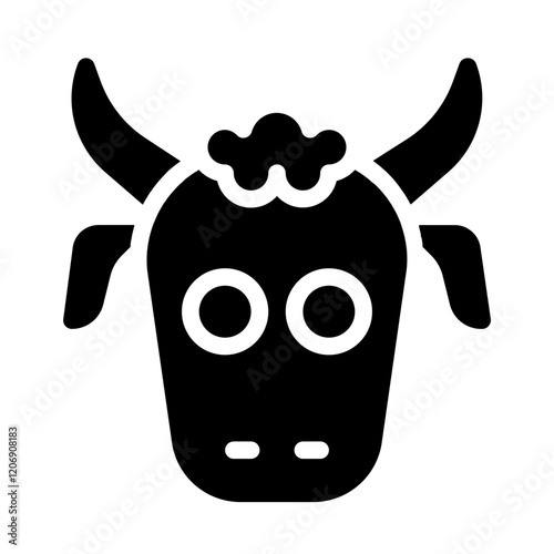 Goat Solid Icon