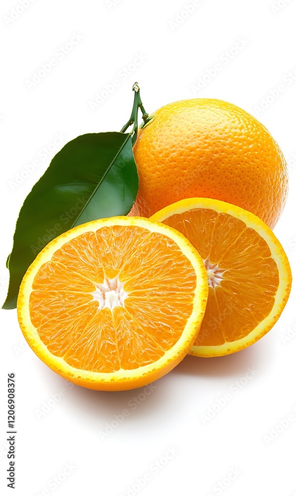 a pattern of oranges and leaves a pattern of oranges and leaves