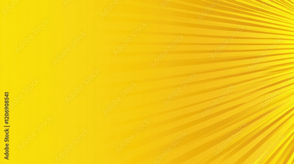 Obraz premium Abstract art studio dynamic yellow rays creating captivating graphic design visuals
