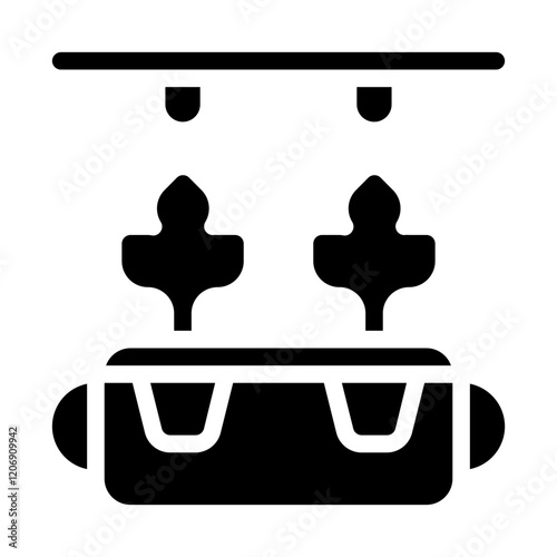 Hydroponic Farming Solid Icon