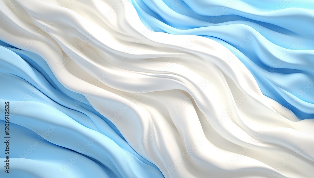 Obraz premium Abstract background with blue and white ice and flowing water
