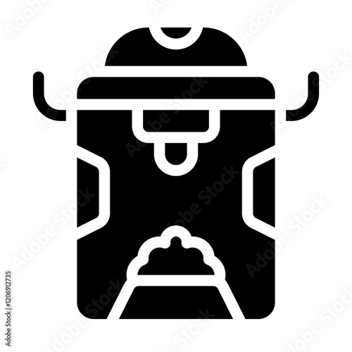 Smart Feeder Solid Icon