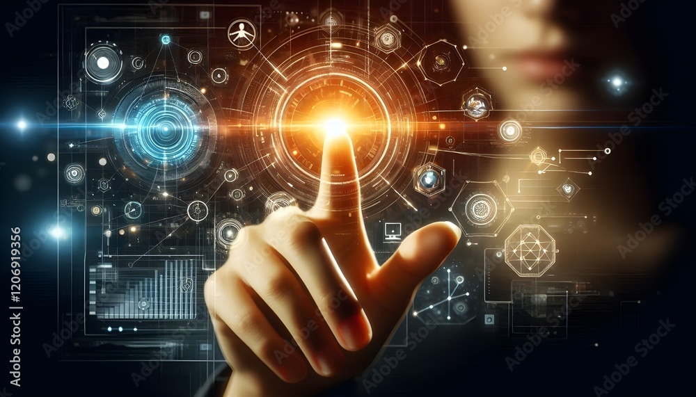 Technology artificial intelligence digital ai hand concept on cyber future business tech science innovation futuristic network strategy background virtual data communication learning assistant search. Technology artificial intelligence digital ai hand concept on cyber future business tech science innovation futuristic network strategy background virtual data communication learning assistant search.