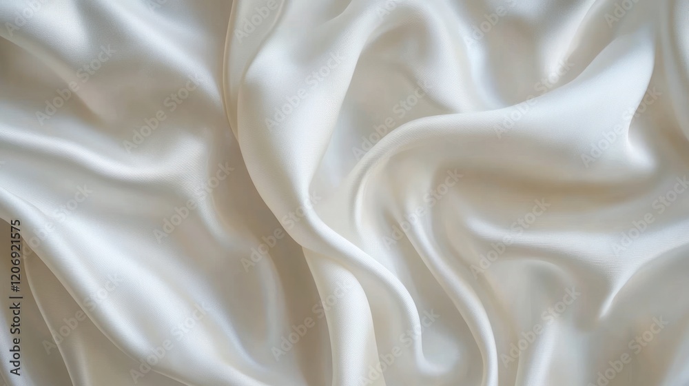Fototapeta premium White Satin Fabric Texture