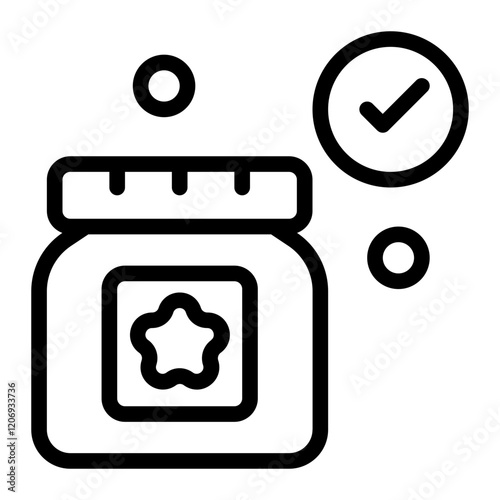 Bottle Line Icon