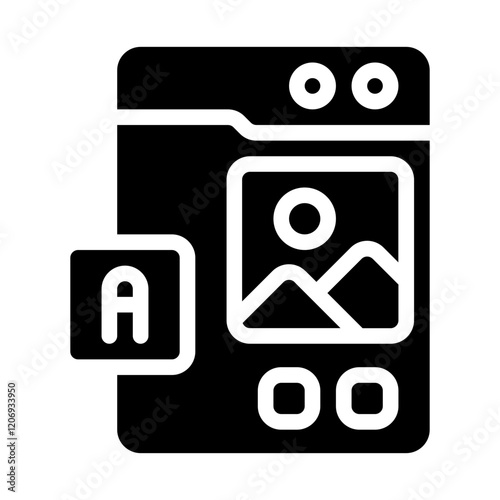 Browser Solid Icon