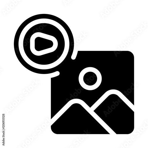 Digital Asset Solid Icon
