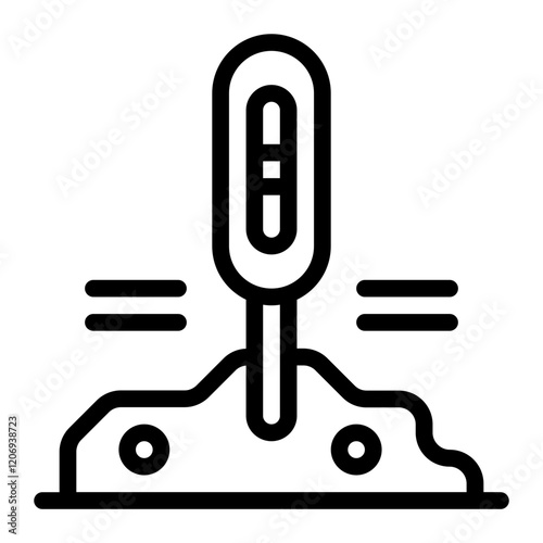 Meter Line Icon