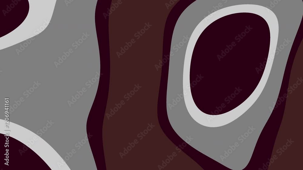 Intriguing interplay of maroon and grey abstract shapes. The design incorporates a blend of organic and geometric forms, creating a visually intriguing contrast.