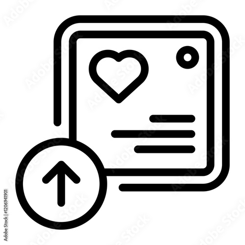 Upload Line Icon