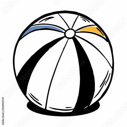 beach ball illustration 