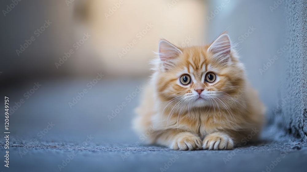 Obraz premium Cute Kitten Portrait