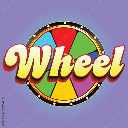 Wheel of fortune Vector illustration.