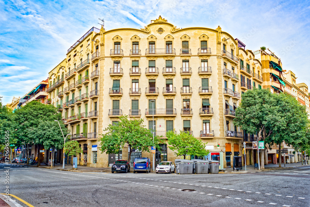 Obraz premium Urban views-landscapes most beautiful Catalan city - Barcelona.