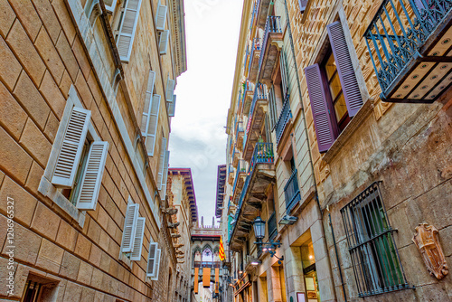 Photography Gothic Quarter is the historic centre of the old city.