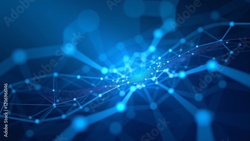 Futuristic Digital Network Connectivity