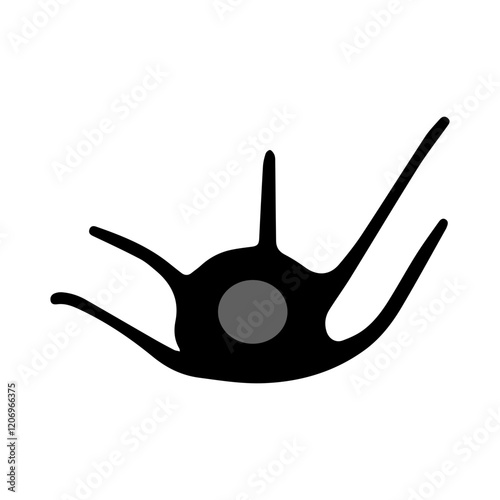 melanocyte glyph icon