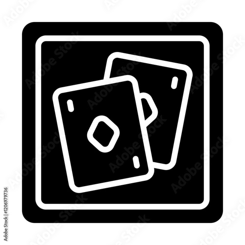 Poker Card Solid Icon