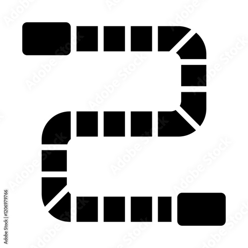 Snake and Ladders Solid Icon