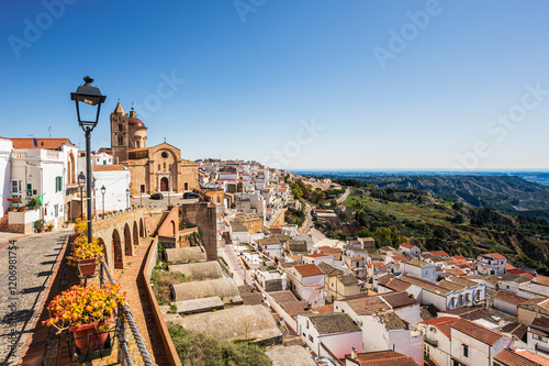 views of the village of Pisticci, Matera province, Italy