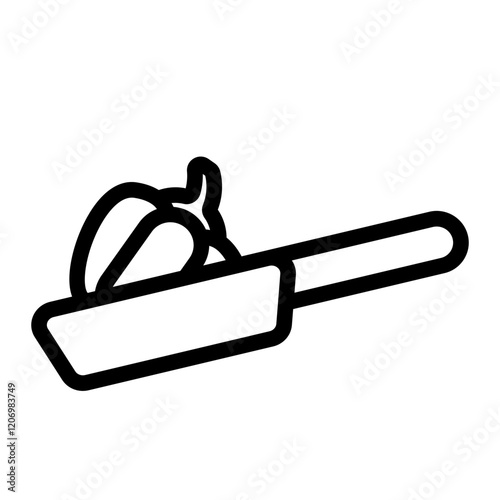 Fry Paprika Line Icon