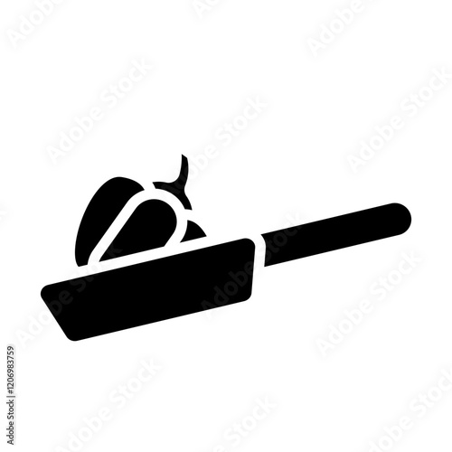 Fry Paprika Solid Icon