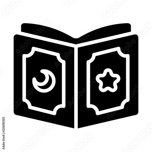 Magic Book Solid Icon