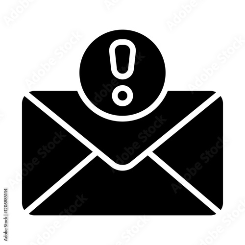 Mail Fake Solid Icon