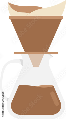 drip coffee brewing