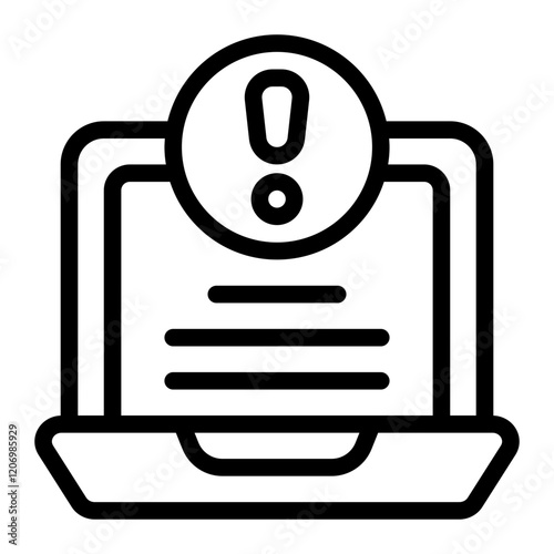 Online Fake Line Icon