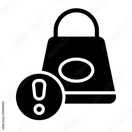 Shopping Fake Solid Icon