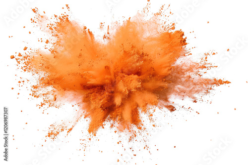 Charming Orange Powder Dance