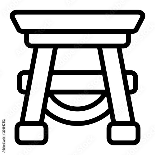 Toori Gate Line Icon