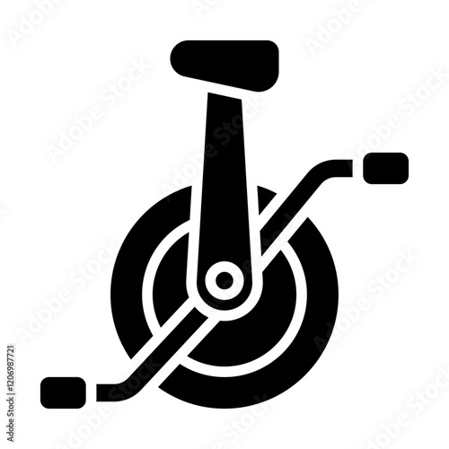 Unicycle Solid Icon