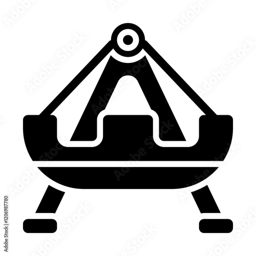 Viking Ship Solid Icon
