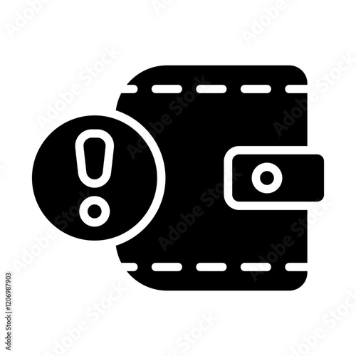 Wallet Fake Solid Icon