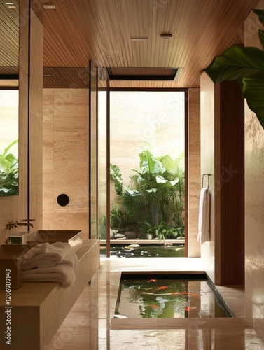 Luxurious Bathroom Featurin...