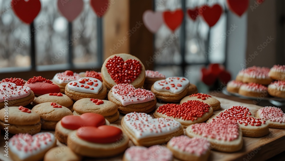 christmas cookies on the table