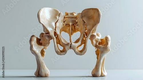 Detailed Anatomical Model of the Human Pelvis and Hip Joint for Medical Purposes
