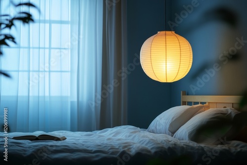 Serene Bedroom Setting with...